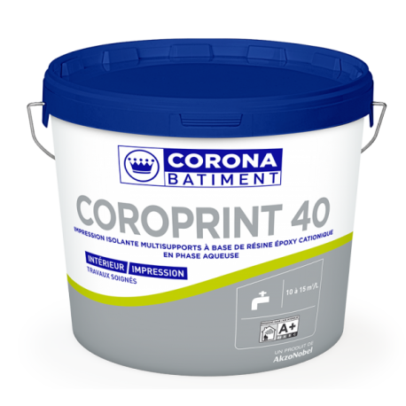 Impression multi-supports CORONA BATIMENT Coroprint 40 1L