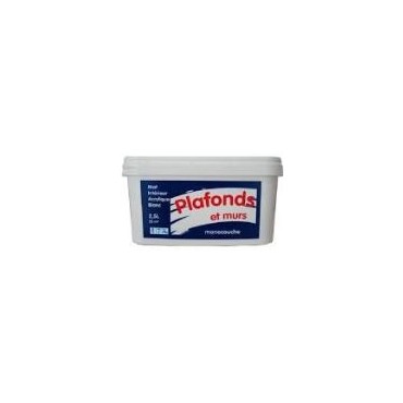 Peinture Plafonds & Murs monocouche mate DAW 1°Prix blanc 2,5L