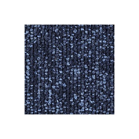 Revêtement de sol textile DELZONGLE Première 33 bleu nuit 185 dalles de 50x50cm