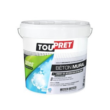 Enduit de décoration TOUPRET Bâtiment Béton Mural 15kg