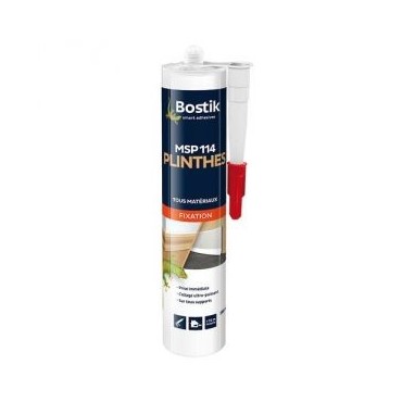 Colle BOSTIK fixation pro MSP114 plinthes tous matériaux 290ml