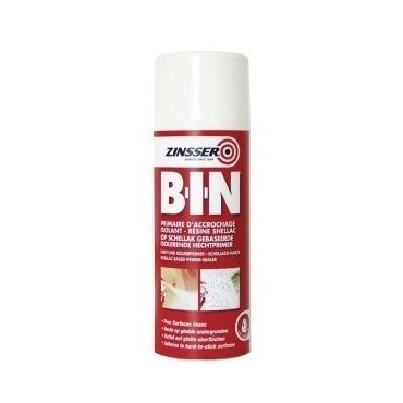 Primaire d'accrochage ultra isolant ZINSSER BIN blanc aérosol 400ml