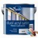 Peinture LEVIS Duol acryl satin blanc 1L
