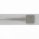 Kit tringle extensible 210 à 380cm ESSENTIEL embout strass argent mat