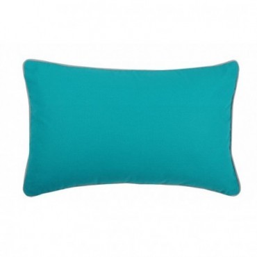 Coussin zip DUO 30x50cm céladon/souris