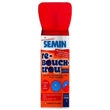 Enduit de rebouchage SEMIN en bombe 125ml