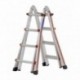 Echelle HYMER Télescopique 4x4 marches - 3,26m