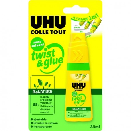 Colle UHU twist and glue 35ml