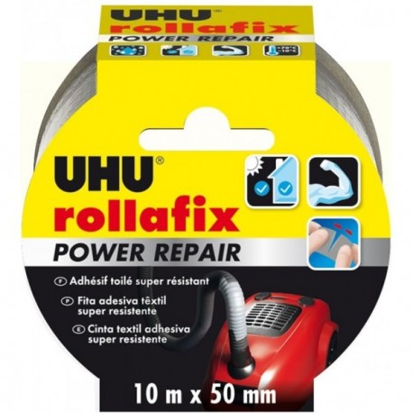 Rollafix UHU power repair gris 10mx50mm