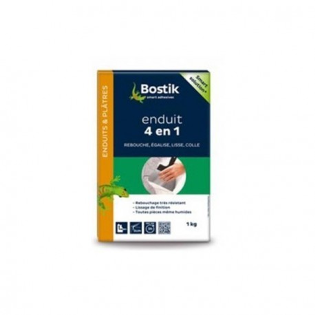 Enduit multi-usages 4-en-1 poudre BOSTIK Gamme GSB 1kg