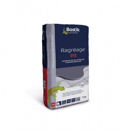 Ragréage P3 BOSTIK 3 à 10mm intérieur 25kg