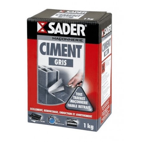 Ciment gris SADER Gamme GSA 1kg