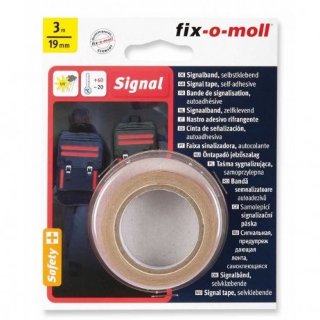 Bande de signal adhésive FIX-O-MOLL rouge