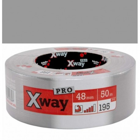 Adhésif toilé X-Way Pro SCHULLER gris 50mx48mm