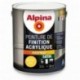 Peinture acrylique satin ALPINA 2,5L bouton d'or