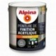Peinture acrylique satin ALPINA 2,5L gris foncé