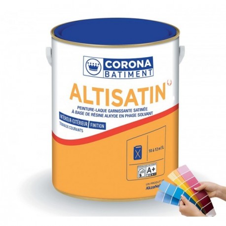 Peinture CORONA BATIMENT Altisatin+ base AM 1L