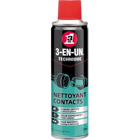 Nettoyant contact GT 3-EN-1 250ml