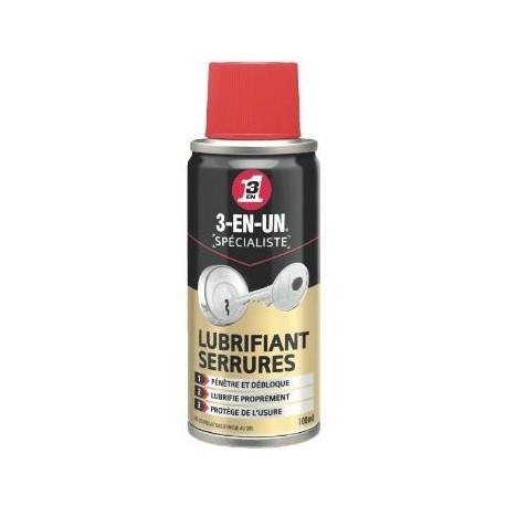 Lubrifiant serrures 3-EN-1 100ml