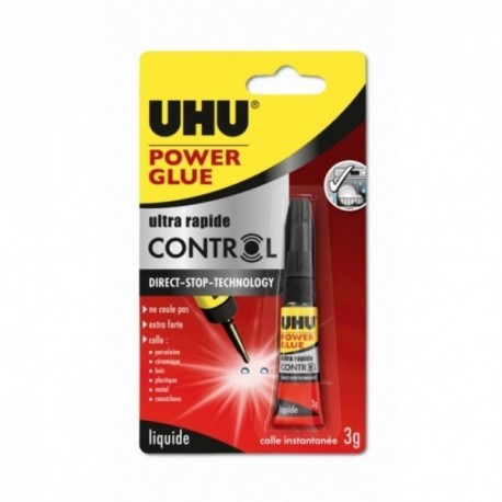 Colle UHU power glue liquide control 3g