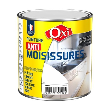 Peinture OXI anti-moisissures blanc 0,5L