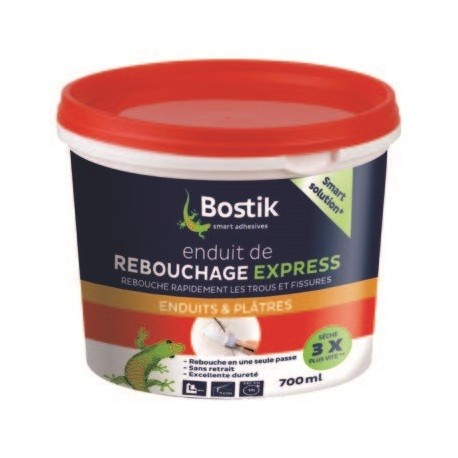 Enduit de rebouchage express pâte BOSTIK Gamme GSB 700ml