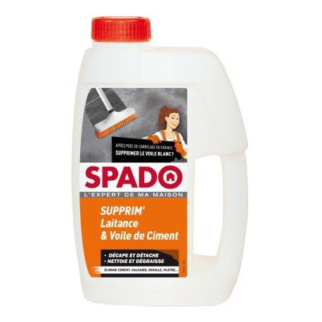 Supprim'Laitance & Voile de Ciment SPADO 1L