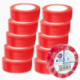 Ruban adhésif PVC électrique EUROCEL Isotape rouge 10mx15mm