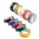 Lot de 10 rubans adhésifs PVC électriques EUROCEL Isotape coloris panachés 10mx15mm