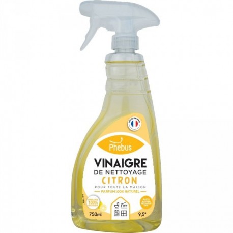 Vinaigre de nettoyage 9,5° PHEBUS citron spray 750ml