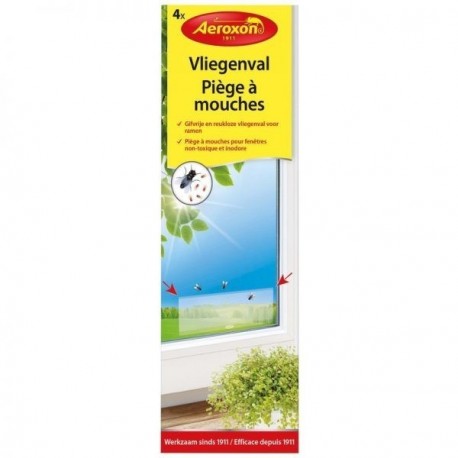 Lot de 4 bandes collantes anti-mouches MASY