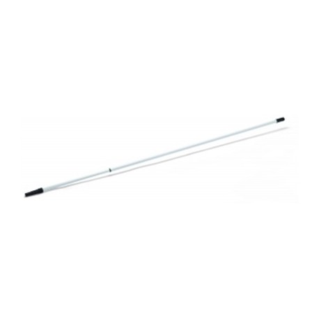 Perche télescopique SCHULLER 77 à 130cm acier blanc réf : 21488