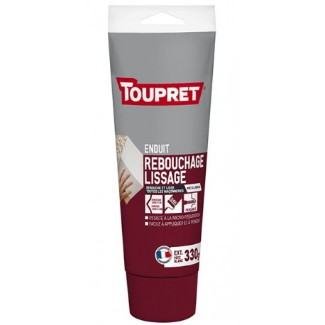 Enduit de rebouchage lissage extérieur poudre TOUPRET gamme les Essentiels 330g