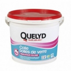 QUELYD Colle Toile de verre rose