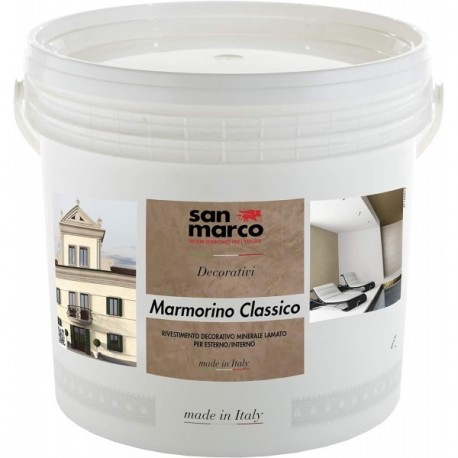 Revêtement minéral SAN MARCO Marmorino Classico blanc 5kg