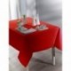 Nappe Tentation CALITEX unie rouge 140x300cm