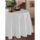 Nappe Tentation CALITEX unie blanc Ø180cm