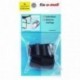 4 Embouts de chaise tubulaires FIX-O-MOLL noir 5,5mm Ø.20-22mm