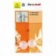 2 protections murales adhésives FIX-O-MOLL transparent Ø.22mm