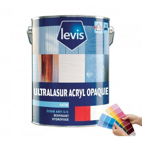 Lasure LEVIS Ultralasur opaque blanc 1L