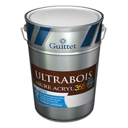 Lasure GUITTET Ultrabois acryl 365 base GUJ 1L
