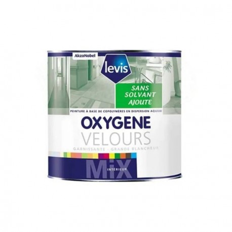 Peinture LEVIS Oxygène velours mix blanc 1L