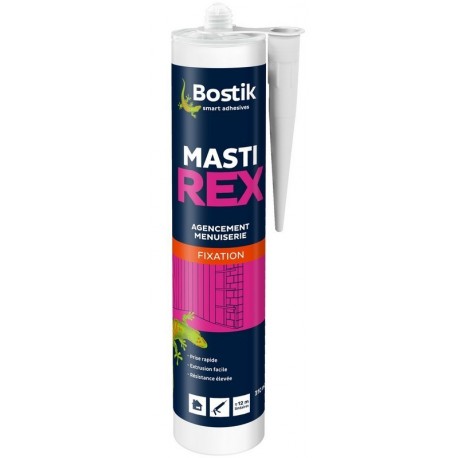 Mastic BOSTIK MASTIREX néoprène blanc 310ml