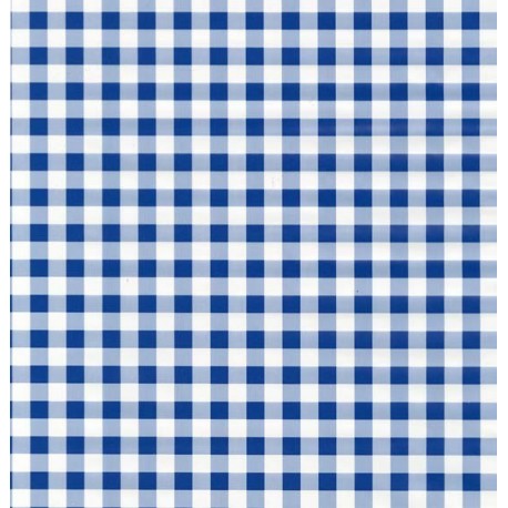 Adhésif DECORALIA check carreau bleu 45cmx2m