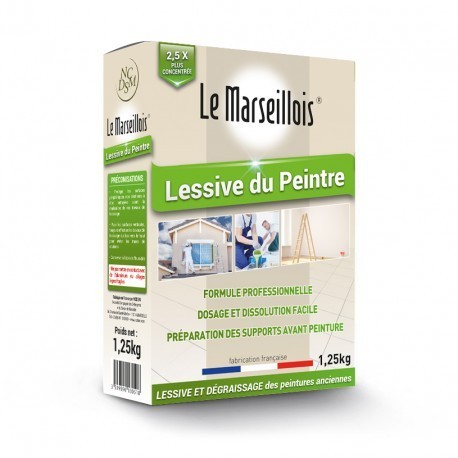 Lessive LE MARSEILLOIS spéciale peinture carton 1,25kg