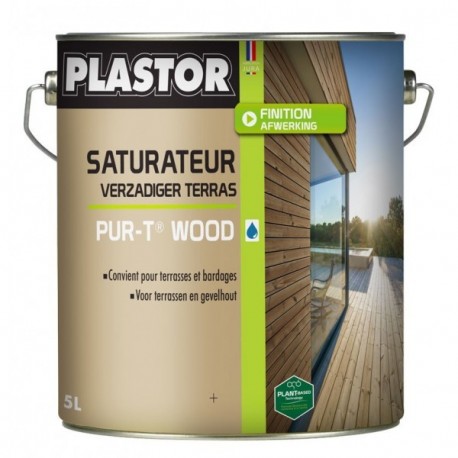 Saturateur PLASTOR Pur-T Wood chêne clair 5L