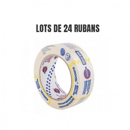 Lot de 24 Rubans de Masquage EUROCEL MSK6143 60°C 50mx50mm