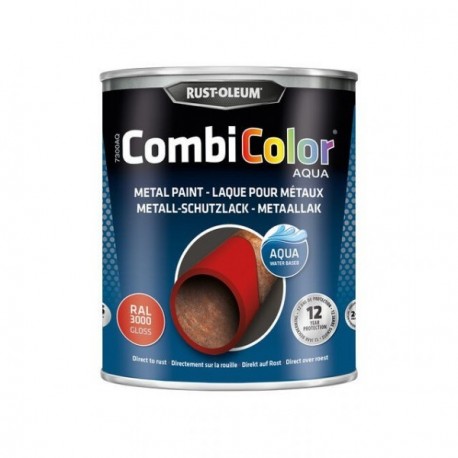 Peinture RUST-OLEUM Combicolor Aqua satin blanc RAL 9010 0,75L