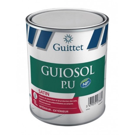 Peinture GUITTET Guiosol PU blanc 1L