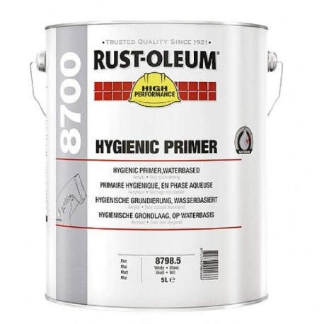 Primaire hygiénique RUSTOLEUM pour maçonnerie 5L blanc